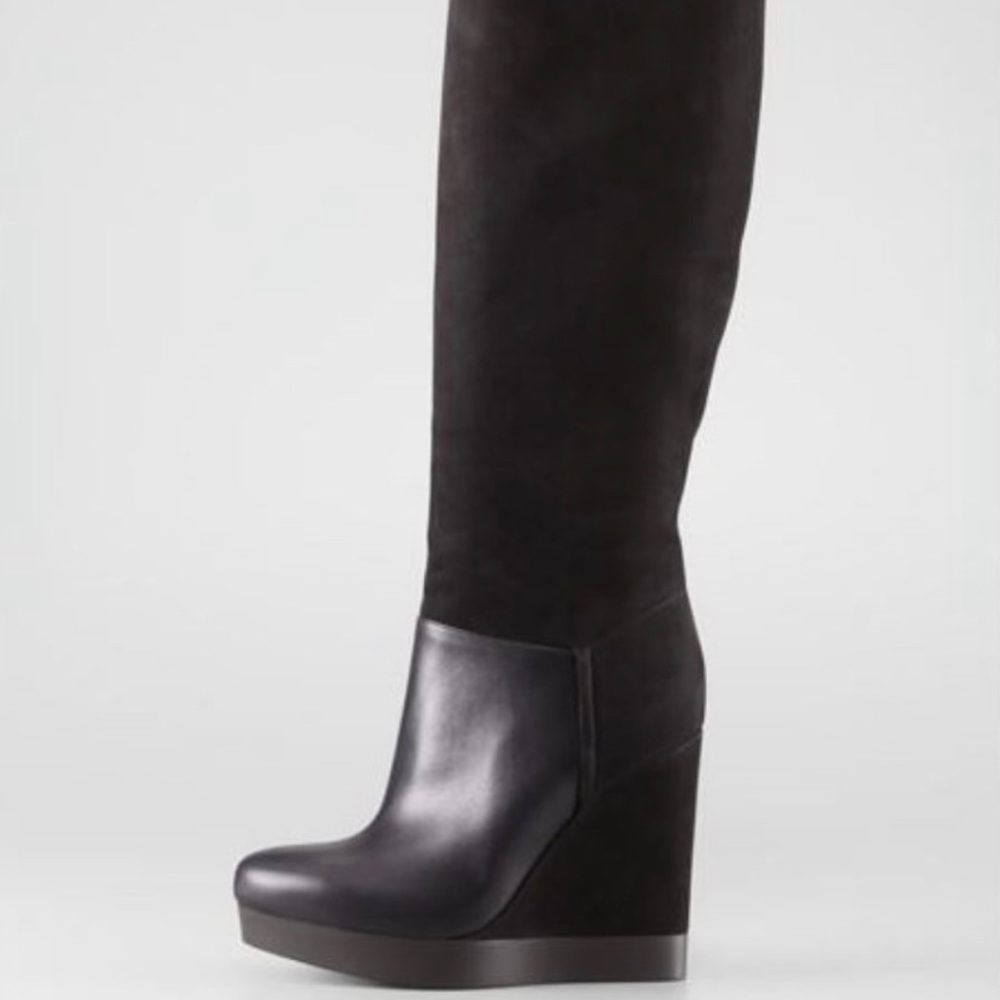 Vince Vivian suede and leather boots